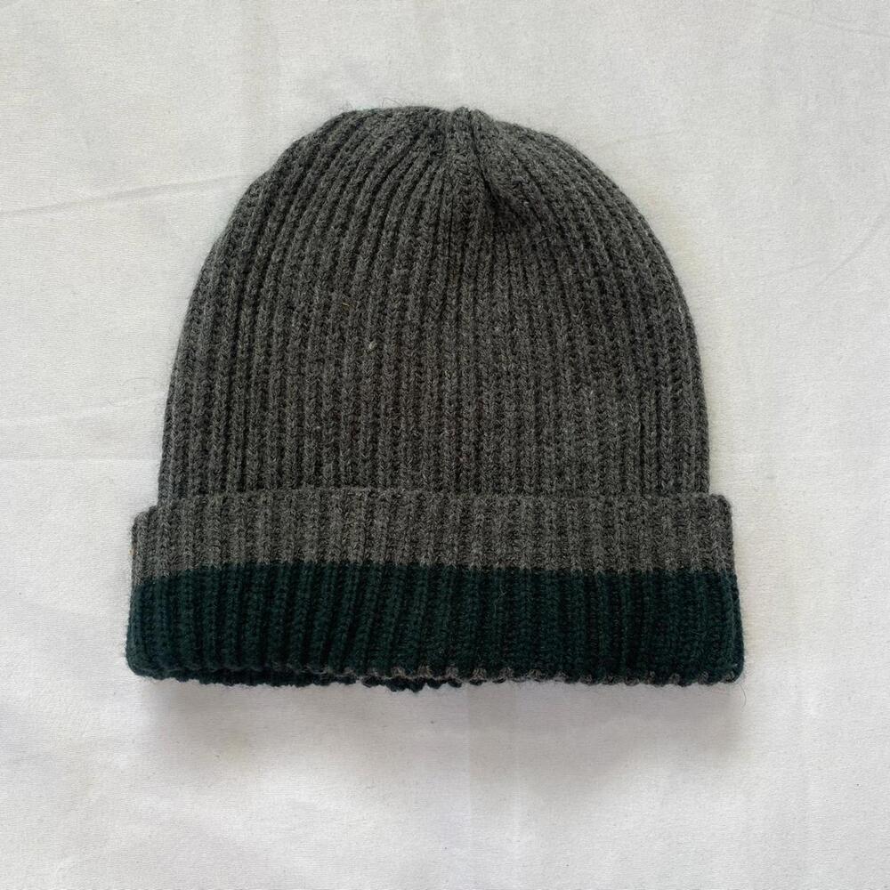 Goodfellow grey and green beanie